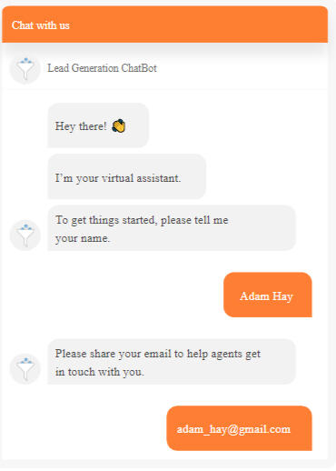 Lead Generation Chatbot Lead Generation Chatbot
